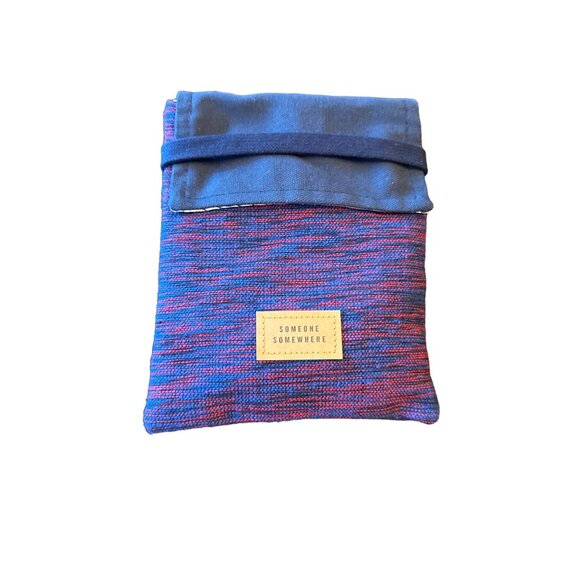 Someone Somewhere Artisan Fabric Pouch with Eye Mask Handmade in Oaxaca - Picture 5 of 6